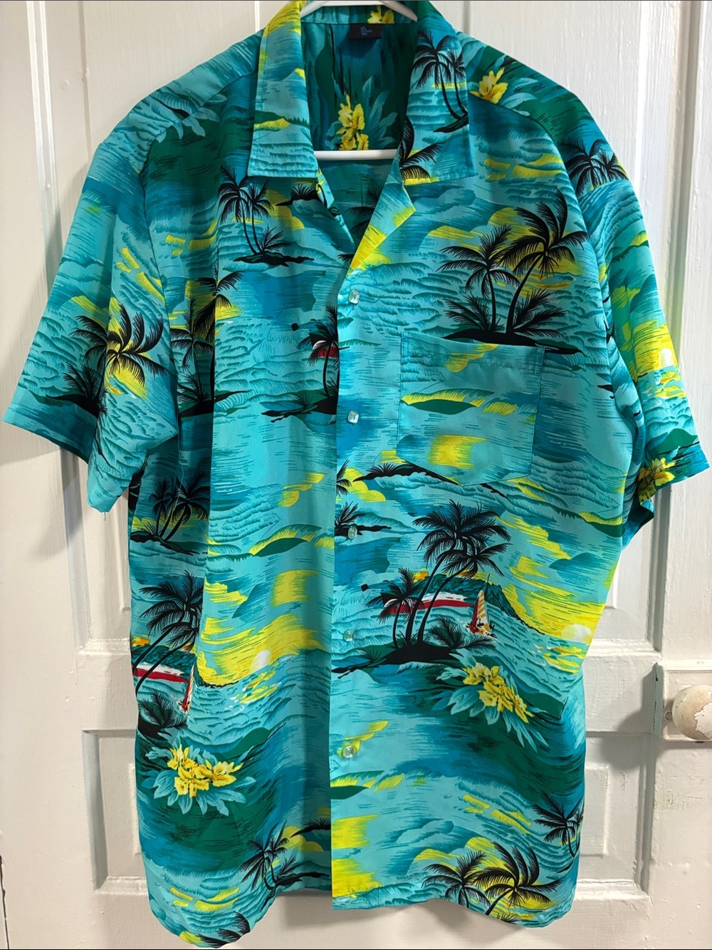 Vintage FC Hawaiian Button Down Shirt Size XL